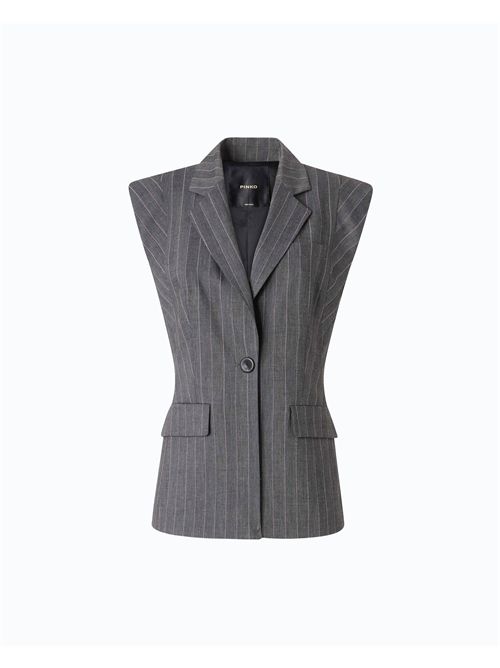 Gilet gessato in misto lana PINKO | 107428A3FF/IN4